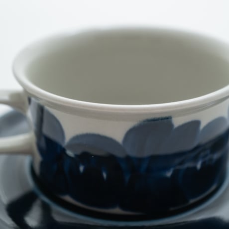 Arabia｜Anemone｜cup φ10cm｜blue