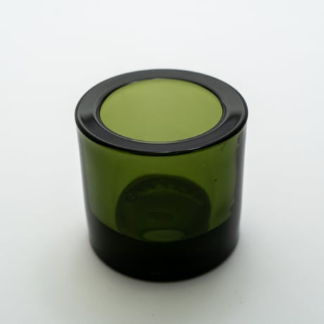 Iittala｜Kivi｜candle holder｜forest green