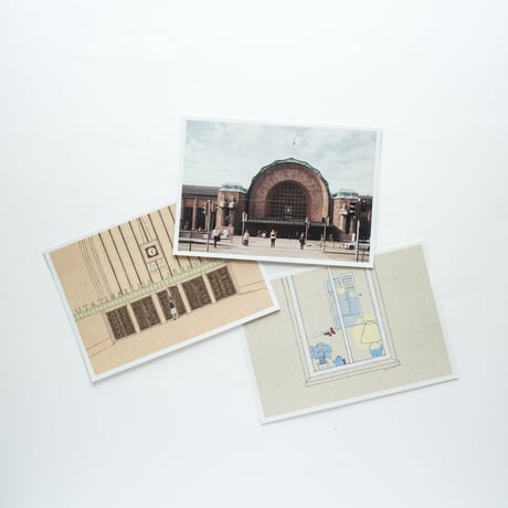 lumikka × Rie Koizumi｜Unfold｜A5 card set