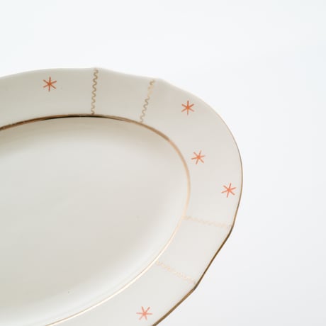 Arabia｜Viktoria｜oval plate 27.5cm