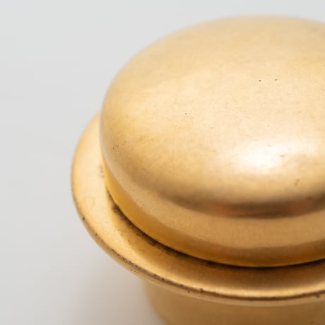 Arabia｜Ruska｜gold｜egg/candle holder｜蓋付き｜2