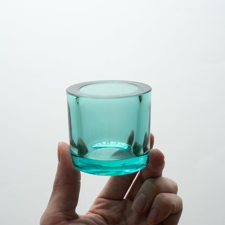 Iittala｜Kivi｜candle holder｜mixed color｜mondon green