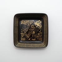 Arabia｜Emilia ｜plate 13.5cm｜black&gold