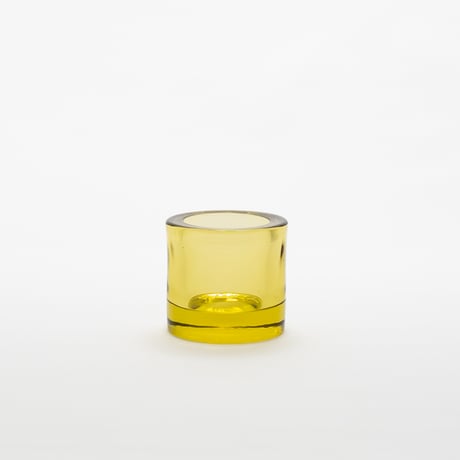 Iittala｜Kivi｜candle holder｜mixed color｜yellow｜4