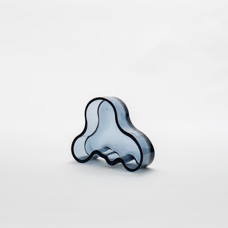 Iittala｜Aalto Collection｜bowl 98mm｜blueberry blue｜白文字 i シール