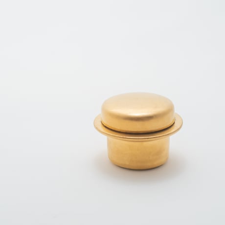 Arabia｜Ruska｜gold｜egg/candle holder｜蓋付き｜2