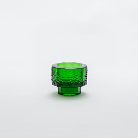 Iittala｜Kuusi｜candle holder｜green