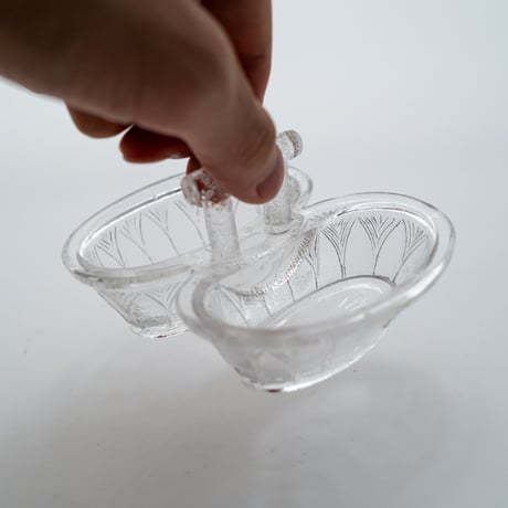 Nuutajarvi｜double salt cups｜Nötsjö stamp