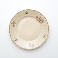 Arabia｜RE model｜plate φ17cm｜flower and butterfly
