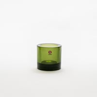 Iittala｜Kivi｜candle holder｜forest green