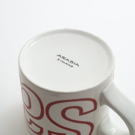 Arabia｜Sauna｜mug φ9.4cm｜red