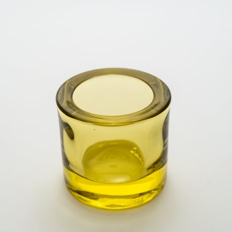 Iittala｜Kivi｜candle holder｜mixed color｜yellow｜3