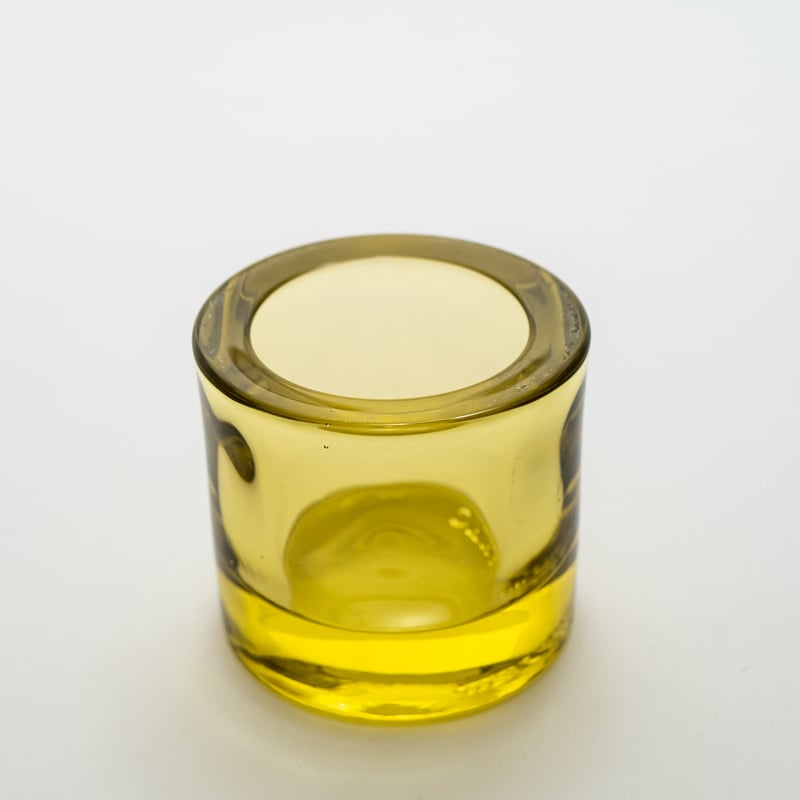 Iittala｜Kivi｜candle holder｜mixed color｜yellow｜3 | lumikka shop