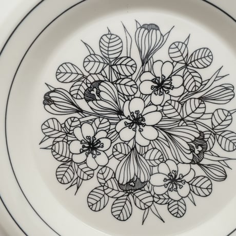 Arabia｜Krokus｜plate φ17cm｜1 (濃)
