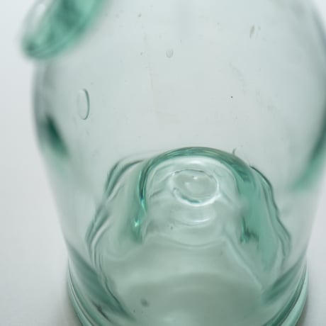 Nuutajarvi｜19th century｜glass bottle H19.5cm