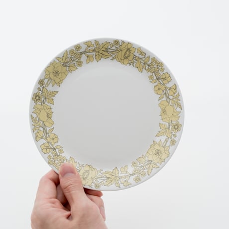 Arabia｜Keltakukka｜plate φ17.5cm
