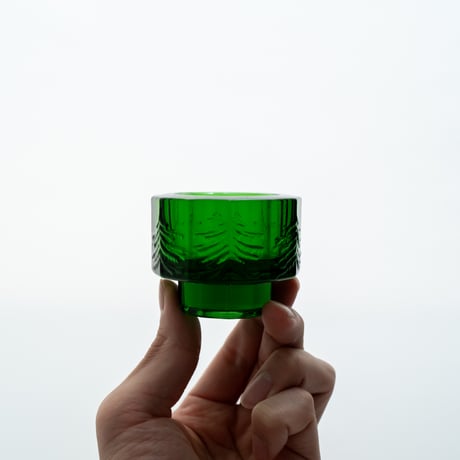 Iittala｜Kuusi｜candle holder｜green