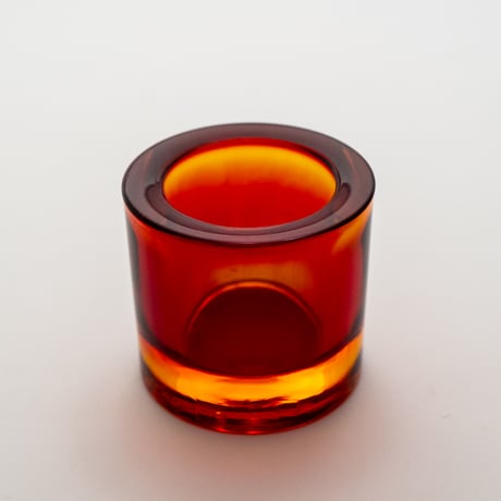 Iittala｜Kivi｜candle holder｜old red
