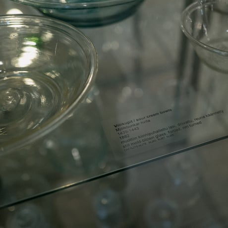Nuutajarvi / Karhula｜Viili｜glass bowl φ15.6cm｜03