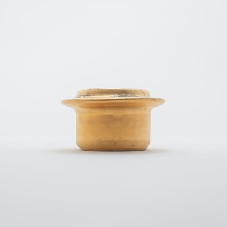 Arabia｜Ruska｜gold｜egg/candle holder｜蓋付き｜1