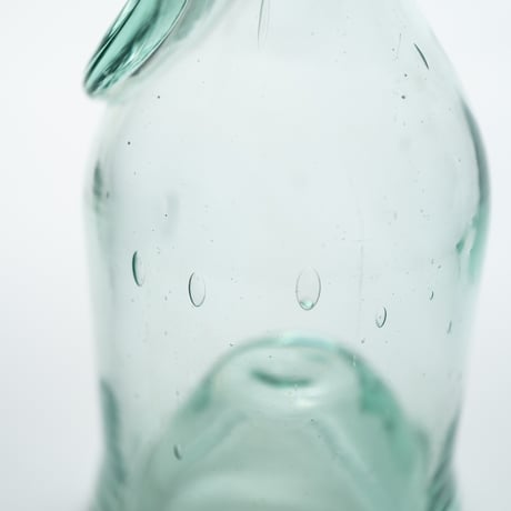 Nuutajarvi｜19th century｜glass bottle H19.5cm