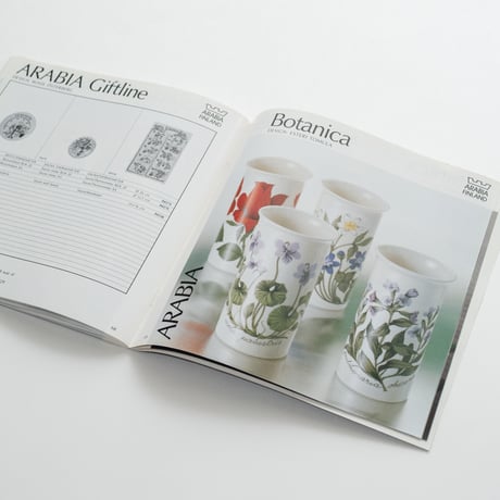 アラビア社の製品カタログ(1991年)｜Arabia Finland 1991