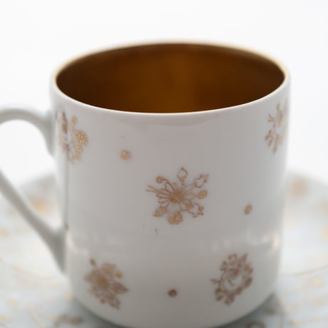 Arabia｜OC model｜flower｜cup φ5.5cm｜白取手
