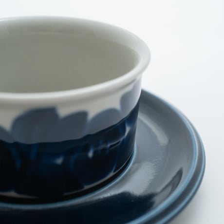 Arabia｜Anemone｜cup φ10cm｜blue