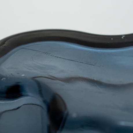Iittala｜Aalto Collection｜bowl 98mm｜blueberry blue｜白文字 i シール