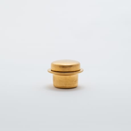 Arabia｜Ruska｜gold｜egg/candle holder｜蓋付き｜2
