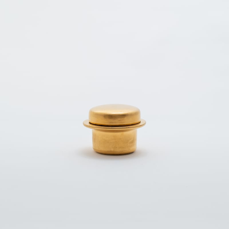 Arabia｜Ruska｜gold｜egg/candle holder｜蓋付き｜2 | lum