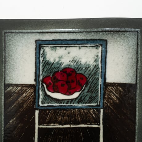 Arabia｜Helja｜wall plate｜apple