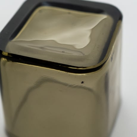 Nuutajarvi｜glass bowl 5.7cm｜smoke