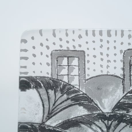 Arabia｜Helja｜glass card｜Lumikukkia｜S