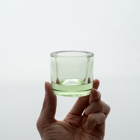 Iittala｜Kivi｜candle holder｜mixed color｜apple green｜3