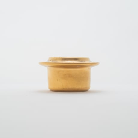 Arabia｜Ruska｜gold｜egg/candle holder｜蓋付き｜2