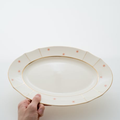 Arabia｜Viktoria｜oval plate 35.5cm