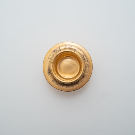 Arabia｜Ruska｜gold｜egg/candle holder｜蓋付き｜2