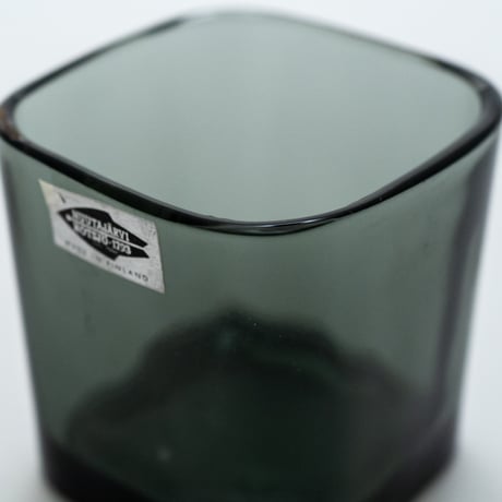 Nuutajarvi｜glass bowl 5.7cm｜grey