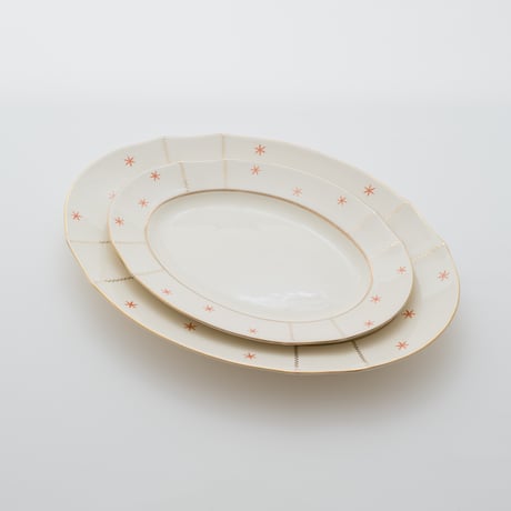 Arabia｜Viktoria｜oval plate 35.5cm