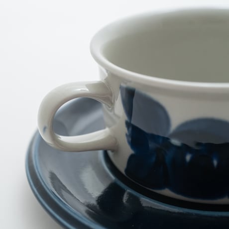 Arabia｜Anemone｜cup φ10cm｜blue