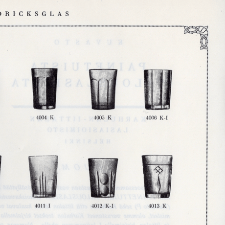 Iittala｜old glass φ6.0cm｜3