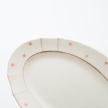 Arabia｜Viktoria｜oval plate 27.5cm