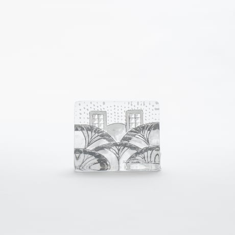 Arabia｜Helja｜glass card｜Lumikukkia｜S