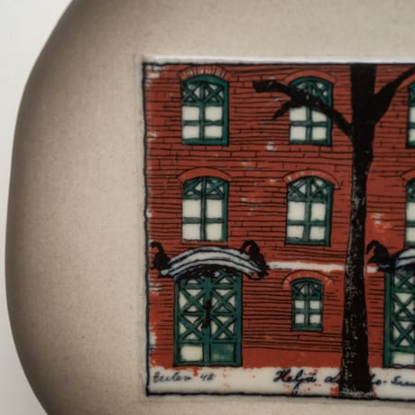 Arabia｜Helja｜plate 11.5cm｜Bulevardi 42
