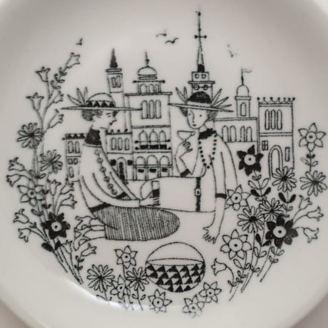 Arabia｜Emilia｜picnic｜plate 9.5cm