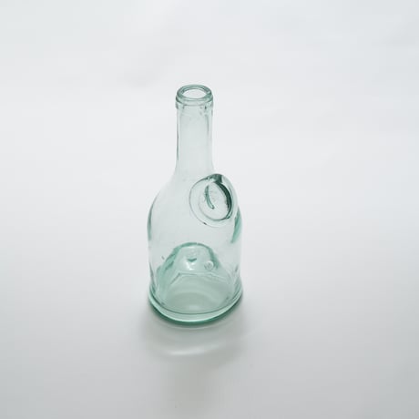 Nuutajarvi｜19th century｜glass bottle H19.5cm