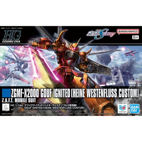 HG 1/144 グフイグナイテッド(ハイネ・ヴェステンフルス専用機)