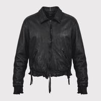 Skin Jacket(VEGETABLE TANNING PIG LEATHER)DEADSTOCK BK