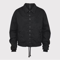 Bootleg Cut Off Coach Jacket(WEST SIDE GYPSIES)AGED BLACK